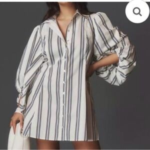 Plenty by Tracy Reese Striped ruched dress NWT